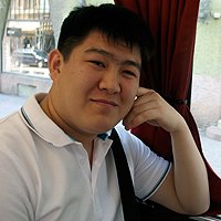 Azamat Zheltyguzov ratikassa 10.8. Kuva: Kaisa Erola/YLE.