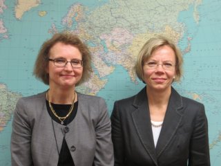 Mary-Anne Nojonen ja Marjut Akola
