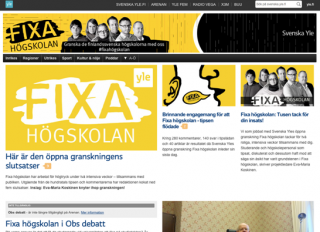 Fixa, Svenska Yle tarttuu ongelmiin