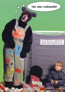 Roskisnalle opettaa tiistaina 18.1. 2011 leluasioita