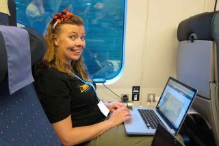 Tiina Raekallio karttaohjelman kimpussa