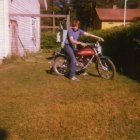 Tämän kuvan lähetti Pasi Viertola.  "Tässä Juhannusaattona 1979, alla tuliterä Tunturi Super Sport.Kyllä oli onnellista aikaa tuo "