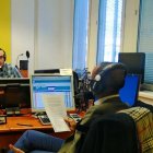 Ali ja Husu Yle Puheen studiossa