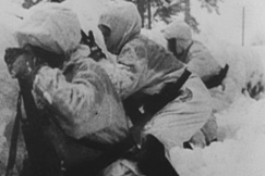 Kuva: Talvisodan taisteluja k�ytiin ankarassa pakkasessa. YLE kuvanauha.