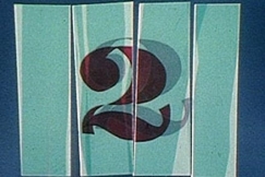 Kuva: Pikku Kakkosen ensimm�inen sininen tunnus. YLE kuvanauha.