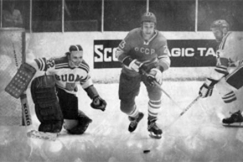 Kuva: J��kiekkoilua. (1970-luku) Kalle Kultala.