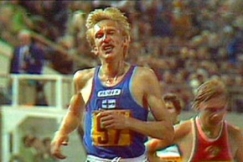 Kuva: Martti Vainio saapuu maaliin.
(1978) YLE kuvanauha.