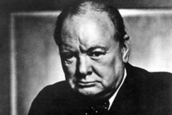 Kuva: Winston Churchill.
(1940-luku)
Pressfoto