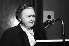 Kuva: Hella Wuolijoki.
(1940-luku)
Yleisradion tiedotusosasto