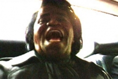Kuva: James Brown auton takapenkill�. (1995) YLE kuvanauha.