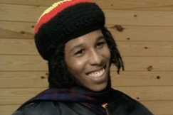 Kuva: Ziggy Marley haastattelussa 1988. YLE kuvanauha.