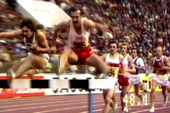 Kuva: Bronislaw Malinowski 3000 metrin estejuoksussa. (1978) YLE kuvanauha. 