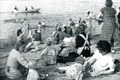 Kuva: Aseveliperheiden lomakyl� Punkaharjulla 1943. Suomen Filmiteollisuus /YLE.