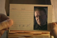 Kuva: Erkki Susi arkistokortissa. YLE kuvanauha. 