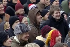 Kuva: Mielenosoitus Lex Nokiaa vastaan. YLE kuvanauha.