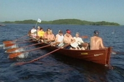 Kuva: Kirkkovenesoutua Saimaalla (2001). YLE kuvanauha.