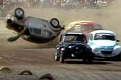 Kuva: Ymp�riajo jokamiesluokan SM-v�lier�ss� (1990). YLE kuvanauha.