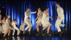 Vuoden kansantanssiyhtye Kirjavat vauhdissa Ocean Clubilla Folklandialla 2014 (kuva: Petri Kivinen)