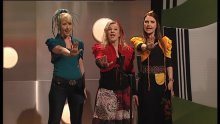 Susan Aho, Mari Kaasinen, Karoliina Kantelinen (kuva: Yle)