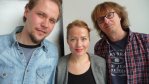 Mika Kuokkanen, Nora Gustafsson ja J-P Sillanpää