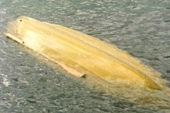 Kuva: Kaatunut soutuvene. YLE kuvanauha. 