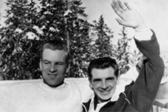 Kuva: Hiiht�j�t Kalevi Laurila ja Eero M�ntyranta. (1960-luku) Pressfoto.