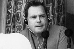 Kuva: Selostaja Paavo Noponen. (1960-luku) YLE.