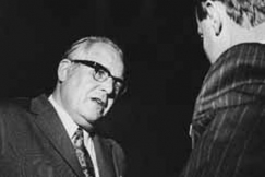 Kuva: SDP:n puoluekokous.
Olavi Lindblom.
(1972)
Arja Lento