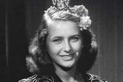 Kuva: Vuoden 1947 Kaunotarkilpailujen voittaja, Anna-Liisa Lepp�nen. YLE kuvanauha. 