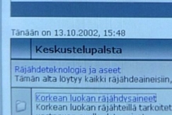 Kuva: ALT-teksti: Keskustelupalsta internetiss�. YLE kuvanauha