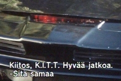 Kuva: KITT-auto. YLE kuvanauha