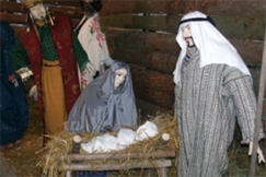 Kuva: Jouluseimi porvoolaisen Timbaalin sis�pihalla. Juha Silander.