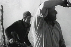 Kuva: Mets�n kulotusta Ilomantsissa. (1964) YLE kuvanauha.