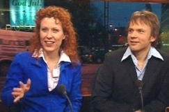 Kuva: J��tanssijat Susanna Rahkamo ja Petri Kokko. (2000) YLE kuvanauha.