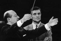 Kuva: Viktor Klimenko ja George de Godzinsky harjoituksissa Napolissa. Kalle Kultala.