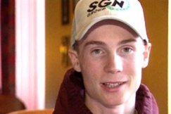 Kuva: Yhdistetyn hiiht�j� Jaakko Tallus. (2002) YLE kuvanauha.