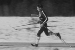 Kuva: Olavi Svanberg hiihtosuunnistuksen MM-kisoissa Hyvink��ll�. (1975) YLE kuvanauha.