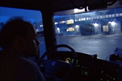 Kuva: Kuorma-autonkuljettaja. YLE kuvanauha