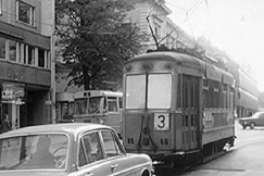 Kuva: Raitiovaunu Turussa. YLE kuvanauha.