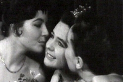 Kuva: 1. perint�prinsessa Eva-Maija Sariola, Miss Suomi 1958 Pirkko Mannola ja 2. perint�prinsessa Anja Hatakka.