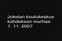 Kuva: Tekstin�: Jokelana koulukeskus kahdeksan murhaa 7.11.2007. Kuva: KRP:n animaatio