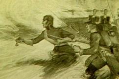 Kuva: Von D�beln johtaa joukkojaan. YLE kuvanauha.