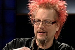 Kuva: Muusikko-kirjailija Villu Tamme (2008). YLE kuvanauha.