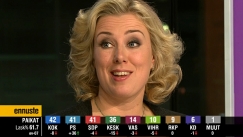 Kuva: SDP:n puheenjohtaja Jutta Urpilainen. (2011) YLE kuvanauha.