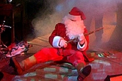 Kuva: Raipe Helminen soittaa ilmakitaraa. (2004) YLE kuvanauha.