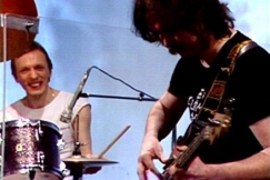 Kuva: Ismo K�tk� ja Pekka Pohjola. (1981) YLE kuvanauha.