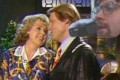 Kuva: Pirkko Mannola, Timo T. A. Mikkonen ja Der Paavo. YLE kuvanauha.