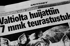 Kuva: Kuva lehtiartikkelista. YLE kuvanauha. 