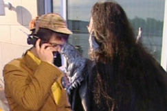 Kuva: Der Paavo ja Lordi. YLE kuvanauha.