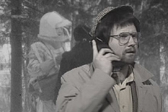 Kuva: Der Paavo ja avaruusmies. YLE kuvanauha.